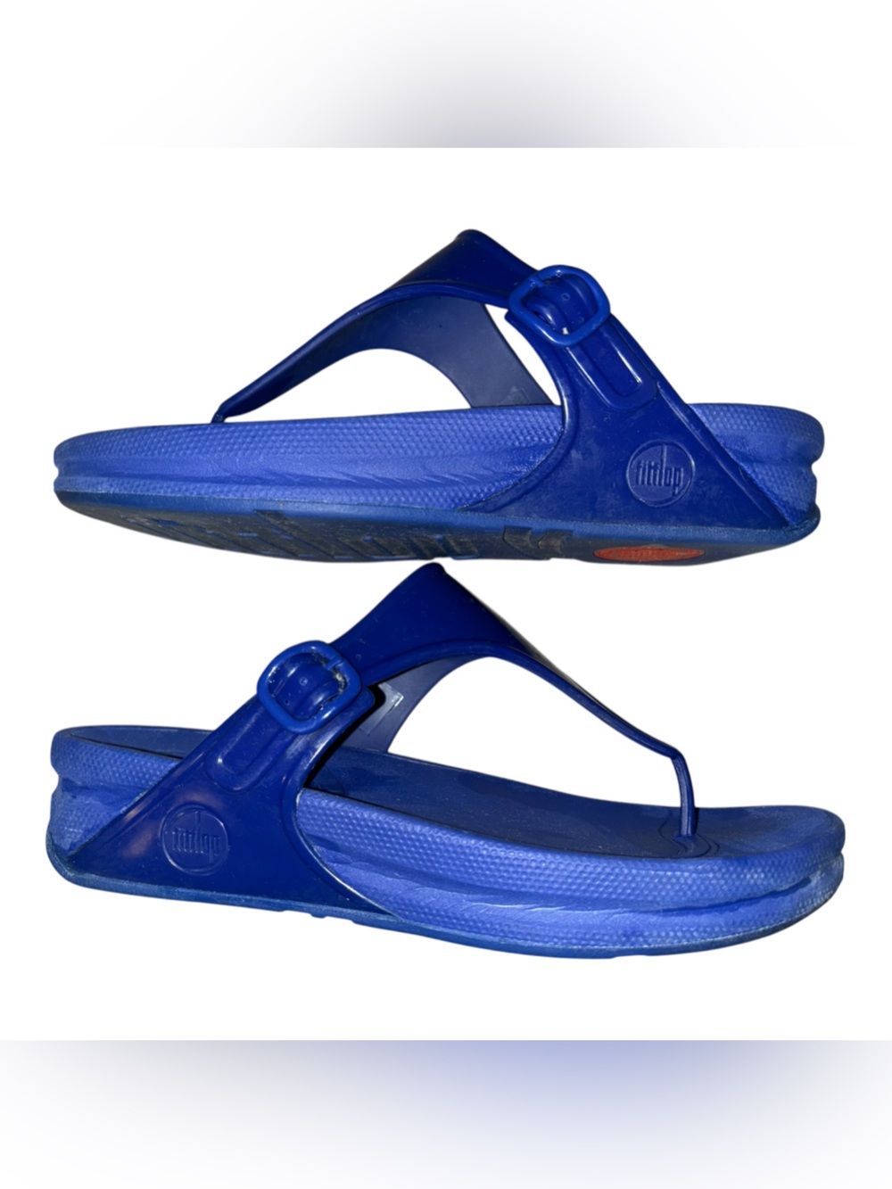 Fitflop Maxarine Blue Superjelly Sandals - Picture 4 of 7